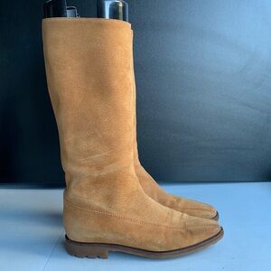 Gucci Boots Vintage Suede Leather Women’s Size‎ 36.5 (US 6) Brown Designer
